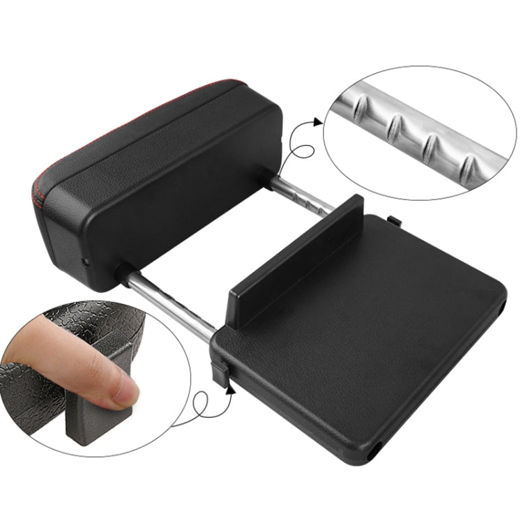 2 PCS Universal Car PU Leather Wrapped Armrest Box Cushion Car Armrest Box Mat with Storage Box (Black) - Stowing Tidying by PMC Jewellery | Online Shopping South Africa | PMC Jewellery | Buy Now Pay Later Mobicred