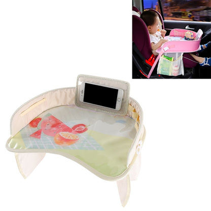 Children Waterproof Dining Table Toy Organizer Baby Safety Tray Tourist Painting Holder with Touch Screen Transparent Bag (Fruit) - Seat Accessories by PMC Jewellery | Online Shopping South Africa | PMC Jewellery | Buy Now Pay Later Mobicred