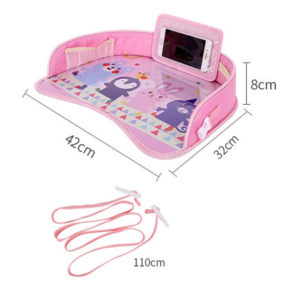 Children Waterproof Dining Table Toy Organizer Baby Safety Tray Tourist Painting Holder with Touch Screen Transparent Bag (Fruit) - Seat Accessories by PMC Jewellery | Online Shopping South Africa | PMC Jewellery | Buy Now Pay Later Mobicred