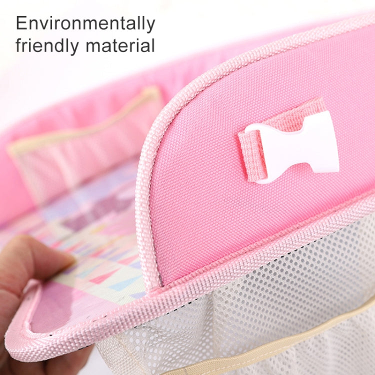 Children Waterproof Dining Table Toy Organizer Baby Safety Tray Tourist Painting Holder with Touch Screen Transparent Bag (Fruit) - Seat Accessories by PMC Jewellery | Online Shopping South Africa | PMC Jewellery | Buy Now Pay Later Mobicred