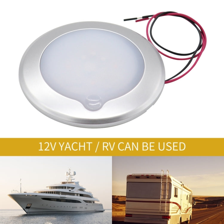 DC 9-30V 4.5W 3000-3300K IP67 Marine RV Dimmable 150mm LED Dome Light Ceiling Lamp, with Touch Control - Marine Accessories & Parts by PMC Jewellery | Online Shopping South Africa | PMC Jewellery | Buy Now Pay Later Mobicred