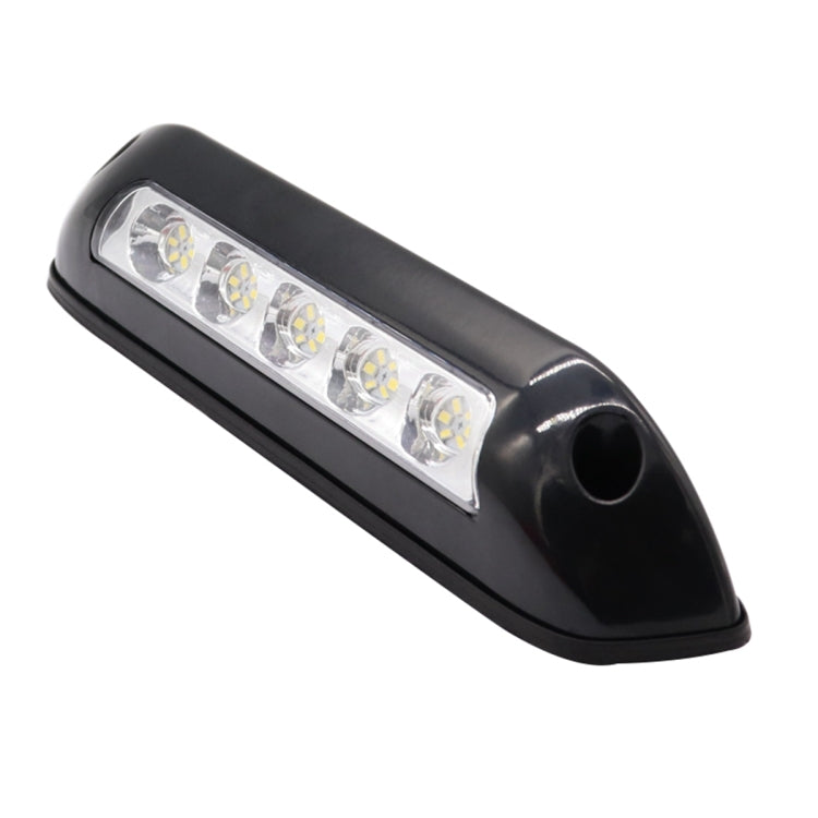 DC 12V 2.6W 6000K IP67 Marine RV Waterproof LED Stair Deck Dome Light Ceiling  Lamp, Black Shell and Rubber Base - Marine Accessories & Parts by PMC Jewellery | Online Shopping South Africa | PMC Jewellery | Buy Now Pay Later Mobicred