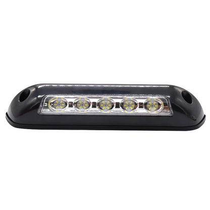 DC 12V 2.6W 6000K IP67 Marine RV Waterproof LED Stair Deck Dome Light Ceiling  Lamp, Black Shell and Rubber Base - Marine Accessories & Parts by PMC Jewellery | Online Shopping South Africa | PMC Jewellery | Buy Now Pay Later Mobicred