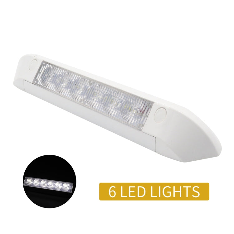 DC 12V 2.6W 6000K IP67 Marine RV Waterproof LED Stair Deck Dome Light Ceiling  Lamp, Aluminum Alloy Base - Marine Accessories & Parts by PMC Jewellery | Online Shopping South Africa | PMC Jewellery | Buy Now Pay Later Mobicred