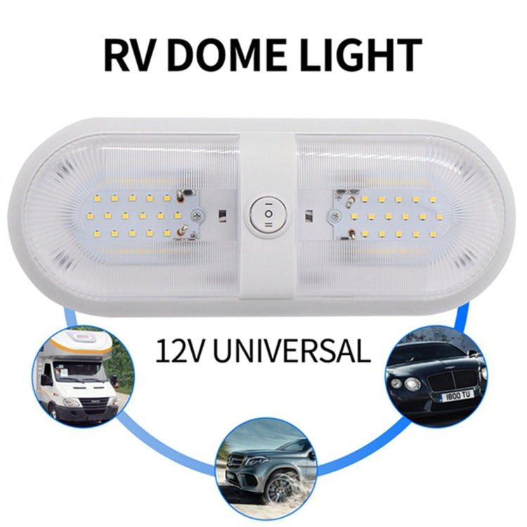 D4347 10-24V 6-7W 4000-4500K 560LM RV Yacht 48 PCS LED Lamps Dome Light Ceiling Lamp, with Independent Switch Control - Marine Accessories & Parts by PMC Jewellery | Online Shopping South Africa | PMC Jewellery | Buy Now Pay Later Mobicred