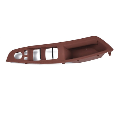 Door Left Front Handle Window Switch Panel 51417225875 for BMW 5 Series(Brown) - Door Handles by PMC Jewellery | Online Shopping South Africa | PMC Jewellery