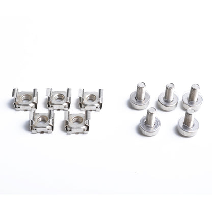 50 Sets M5 Square Hole Hardware Cage Nuts & Mounting Screws Washers for Server Rack and Cabinet (M5 x 16mm) - Nuts & Bolts by PMC Jewellery | Online Shopping South Africa | PMC Jewellery | Buy Now Pay Later Mobicred