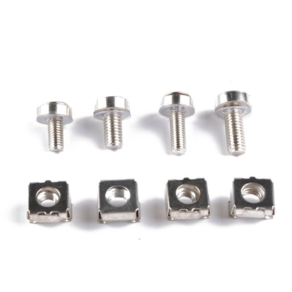 100 Sets M5 M6 Square Hole Hardware Cage Nuts & Mounting Screws Washers for Server Rack and Cabinet - Nuts & Bolts by PMC Jewellery | Online Shopping South Africa | PMC Jewellery | Buy Now Pay Later Mobicred