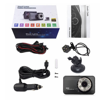 T638+ Car DVR USB Hidden Dual-lens Driving Recorder HD Reversing Video Monitor - Car DVRs by PMC Jewellery | Online Shopping South Africa | PMC Jewellery | Buy Now Pay Later Mobicred