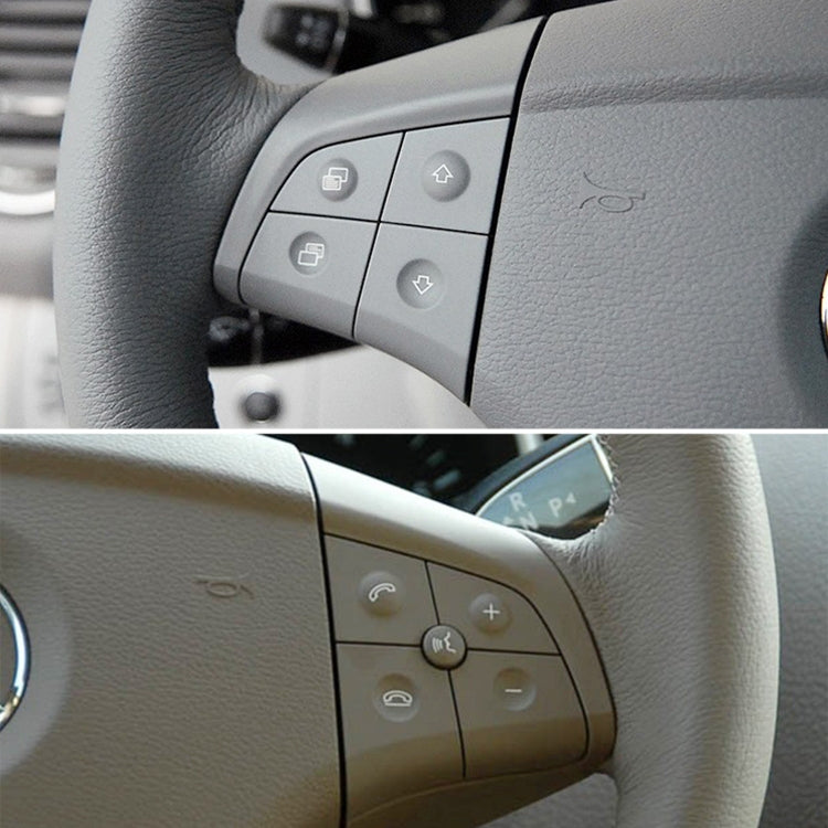 Car Left Side 4-button Steering Wheel Switch Buttons Panel 1648200010 for Mercedes-Benz W164, Left Driving (Grey) - Car Switches by PMC TechLife | Online Shopping South Africa | PMC TechLife | Buy Now Pay Later Mobicred