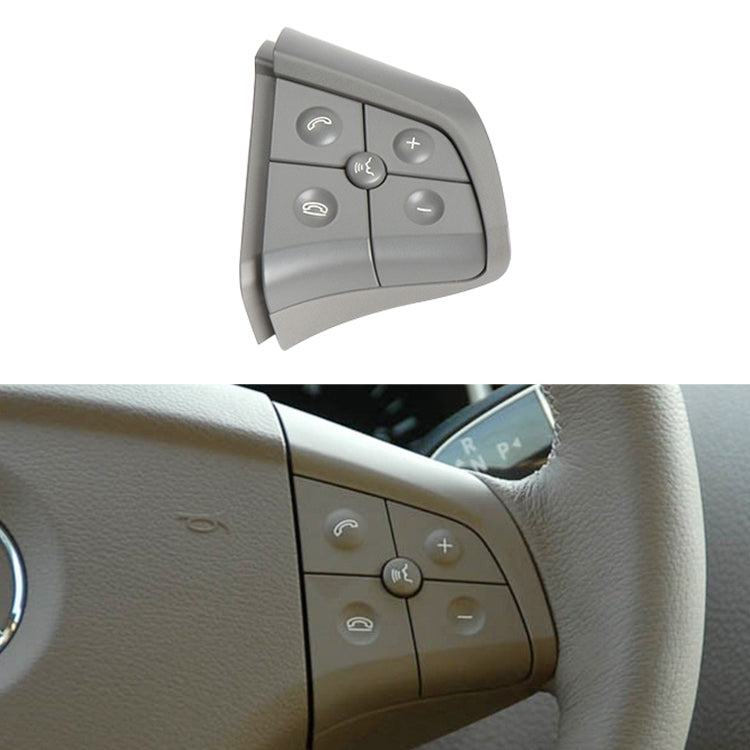 Car Right Side 5-button Steering Wheel Switch Buttons Panel 1648200110 for Mercedes-Benz W164, Left Driving (Grey) - Car Switches by PMC TechLife | Online Shopping South Africa | PMC TechLife | Buy Now Pay Later Mobicred