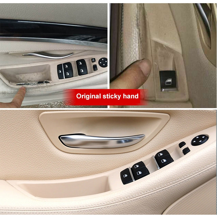 Car Standard Version Inside Doors Handle Pull Trim Cover 5141 7225 873 for BMW F10 F18, Left Driving (Black) - Door Handles by PMC TechLife | Online Shopping South Africa | PMC TechLife | Buy Now Pay Later Mobicred