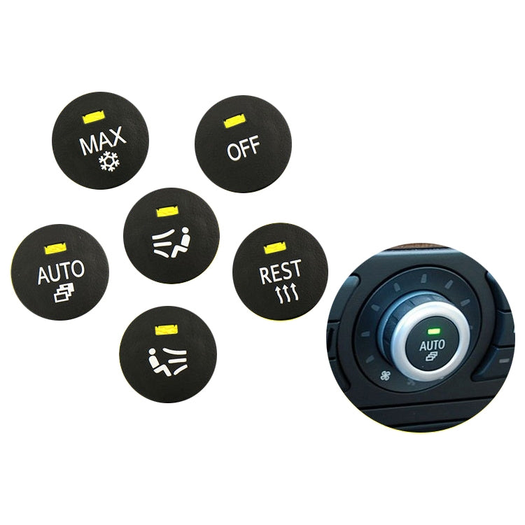 Car Air Conditioner Panel Switch Button MAX Snow Key 6131 9250 196-1 for BMW E60 2003-2010, Left Driving - Car Switches by PMC TechLife | Online Shopping South Africa | PMC TechLife | Buy Now Pay Later Mobicred