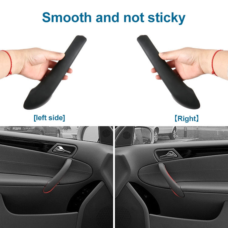 Car Rear Left Inside Doors Handle Pull Trim Cover for Mercedes-Benz C-class W203 -2007, Left Driving (Black) - Door Handles by PMC Jewellery | Online Shopping South Africa | PMC Jewellery | Buy Now Pay Later Mobicred