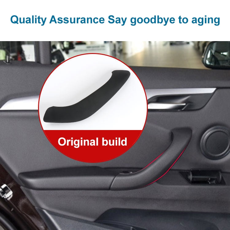 Car Right Side Inside Doors Handle Pull Trim Cover 51417417513 for BMW X1 2016-, Left Driving(Coffee) - Door Handles by PMC Jewellery | Online Shopping South Africa | PMC Jewellery | Buy Now Pay Later Mobicred