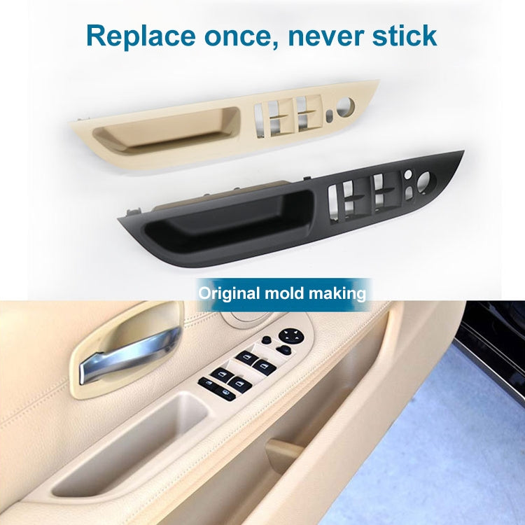 Car Left Front Door Window Lift Switch Trim Panel 51416983705 for BMW E60 2008-2010, Left Driving High Configuration Version (Black) - Car Interior Mouldings by PMC Jewellery | Online Shopping South Africa | PMC Jewellery | Buy Now Pay Later Mobicred