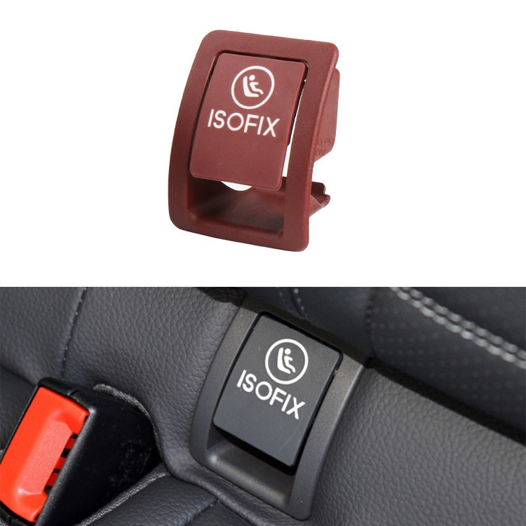 Car Rear Child ISOFIX Switch Seat Safety Cover 2059200513 for Mercedes-Benz W205 2015-2021, Left Driving (Red) - Seat Belts & Padding by PMC Jewellery | Online Shopping South Africa | PMC Jewellery