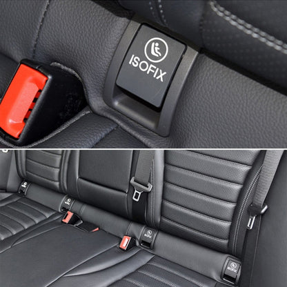 Car Rear Child ISOFIX Switch Seat Safety Cover 2059200513 for Mercedes-Benz W205 2015-2021, Left Driving (Red) - Seat Belts & Padding by PMC Jewellery | Online Shopping South Africa | PMC Jewellery