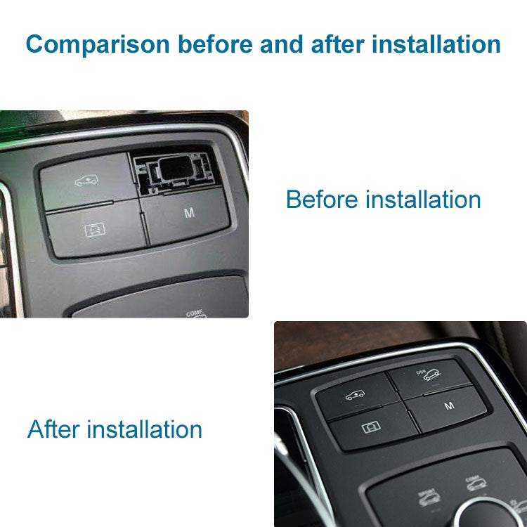 Car Model A1 Downhill Auxiliary Switch Shift Button for Mercedes-Benz GL GLE Class W166, Left Driving - Car Switches by PMC TechLife | Online Shopping South Africa | PMC TechLife | Buy Now Pay Later Mobicred