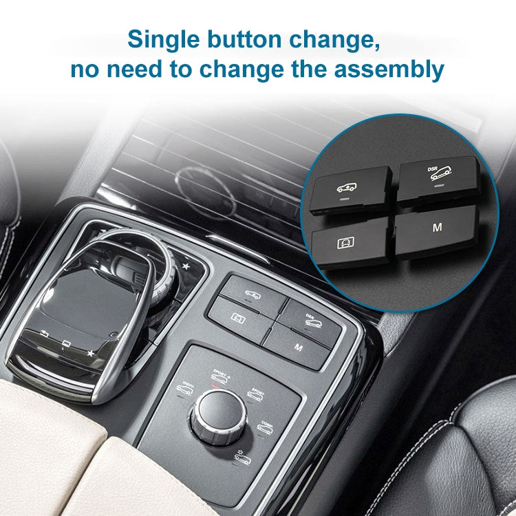 Car Model A3 Downhill Auxiliary Switch Shift Button for Mercedes-Benz GL GLE Class W166, Left Driving - Car Switches by PMC TechLife | Online Shopping South Africa | PMC TechLife | Buy Now Pay Later Mobicred