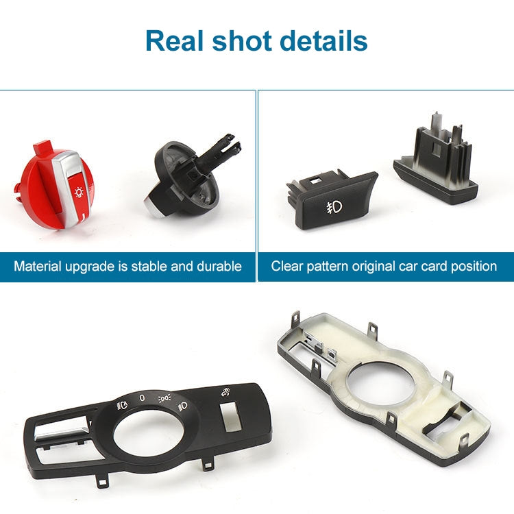 Car Headlight Switch Panel for BMW 5 Series 2010-2017, Left Driving Medium Configuration Version - Car Light Accessories by PMC TechLife | Online Shopping South Africa | PMC TechLife | Buy Now Pay Later Mobicred