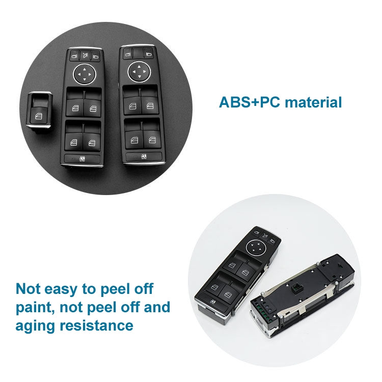 Car Window Glass Lift Switch for Mercedes-Benz W166, Left Driving Low Configuration Version - Car Switches by PMC TechLife | Online Shopping South Africa | PMC TechLife | Buy Now Pay Later Mobicred