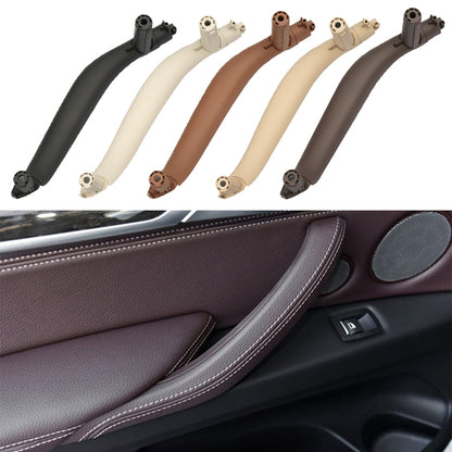 Car Right Side Inside Doors Handle Pull Trim Cover for BMW X5 / X6, Left Driving (Dark Coffee) - Door Handles by PMC Jewellery | Online Shopping South Africa | PMC Jewellery | Buy Now Pay Later Mobicred