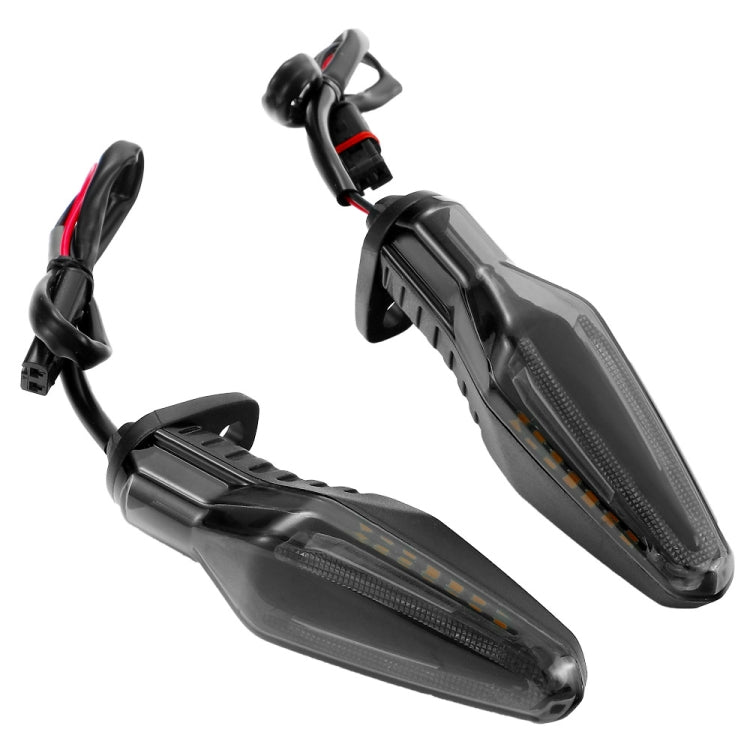 2pcs KC062 For BMW R1200 Motorcycle 18LEDs Turn Signal Light(Transparent Black) - Turn Signal by PMC TechLife | Online Shopping South Africa | PMC TechLife | Buy Now Pay Later Mobicred