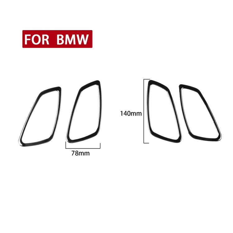 For BMW 3 Series E90 2005-2012 4pcs Car Door Handle Decorative Sticker, Left and Right Drive Universal - Car Interior Mouldings by PMC Jewellery | Online Shopping South Africa | PMC Jewellery | Buy Now Pay Later Mobicred