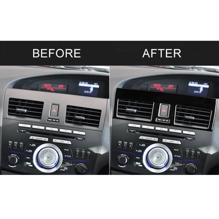 For Mazda 3 Axela 2010-2013 2 in 1 Car Central Vent Set B Decorative Sticker, Right Drive - Car Interior Mouldings by PMC Jewellery | Online Shopping South Africa | PMC Jewellery | Buy Now Pay Later Mobicred