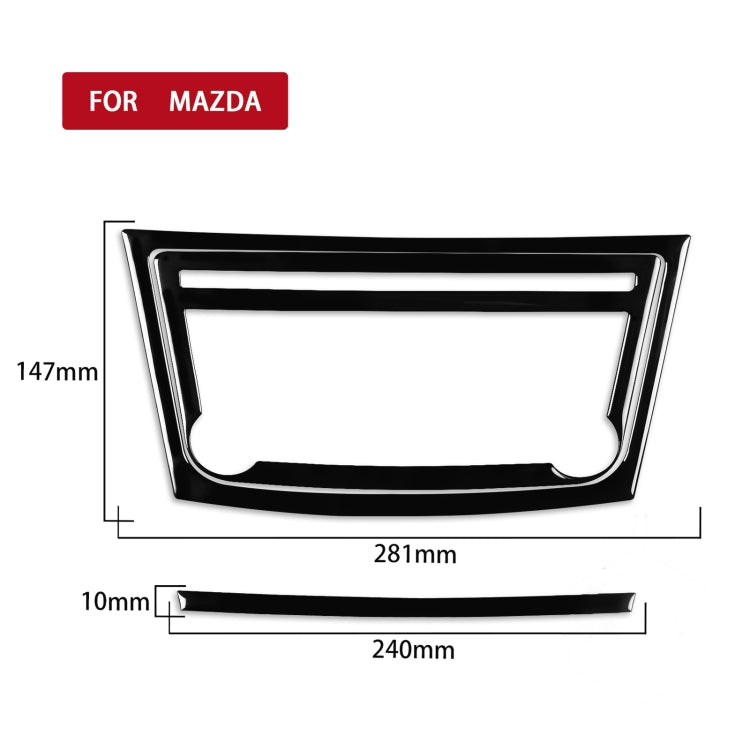 For Mazda 3 Axela 2010-2013 Car Navigation Panel Decorative Sticker, Left and Right Drive Universal - Car Interior Mouldings by PMC Jewellery | Online Shopping South Africa | PMC Jewellery | Buy Now Pay Later Mobicred