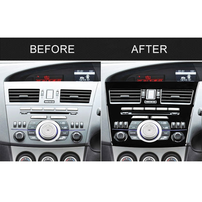 For Mazda 3 Axela 2010-2013 4 in 1 Car Central Control Radio Set A Decorative Sticker, Right Drive - Car Interior Mouldings by PMC Jewellery | Online Shopping South Africa | PMC Jewellery | Buy Now Pay Later Mobicred