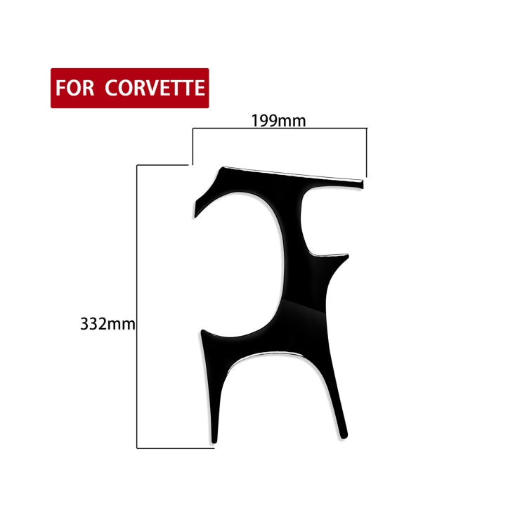 For Chevrolet Corvette C5 1998-2004 Car Gear Panel Decorative Sticker, Left Drive - Car Interior Mouldings by PMC Jewellery | Online Shopping South Africa | PMC Jewellery | Buy Now Pay Later Mobicred