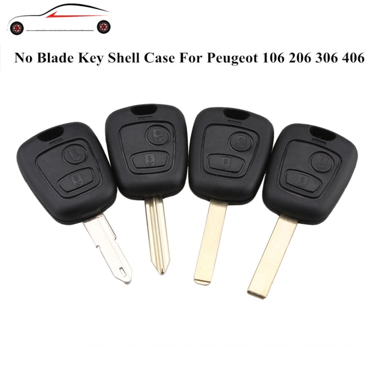 2 PCS Car 307 Mouth Remote Control Key Case Cover for PSA Peugeot Citroen - Car Key Cases by PMC Jewellery | Online Shopping South Africa | PMC Jewellery | Buy Now Pay Later Mobicred