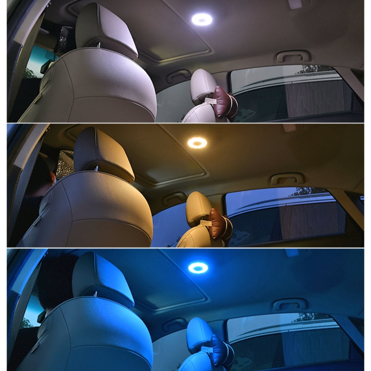 DC 5V / 2W Car Round Reading Lamp Dome Light - Dome Lights by PMC TechLife | Online Shopping South Africa | PMC TechLife | Buy Now Pay Later Mobicred