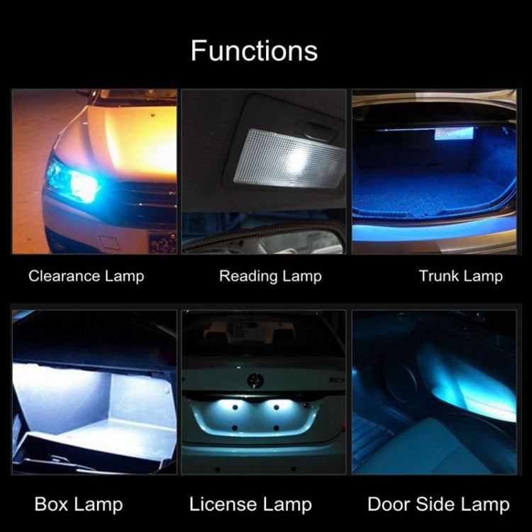 2 PCS T10 DC12 / 1W 9LEDs SMD-3030 Car Clearance Light(Ice Blue Light) - Clearance Lights by PMC TechLife | Online Shopping South Africa | PMC TechLife | Buy Now Pay Later Mobicred