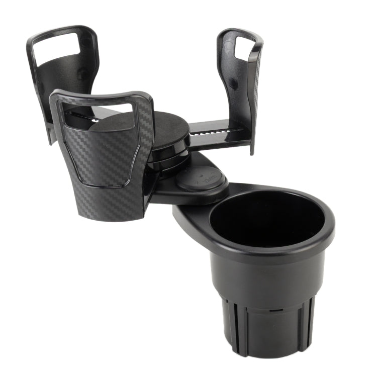 Multi-functional Car Auto Universal Carbon Fiber Texture Cup Holder Drink Holder - Car Drink Holders by PMC TechLife | Online Shopping South Africa | PMC TechLife | Buy Now Pay Later Mobicred