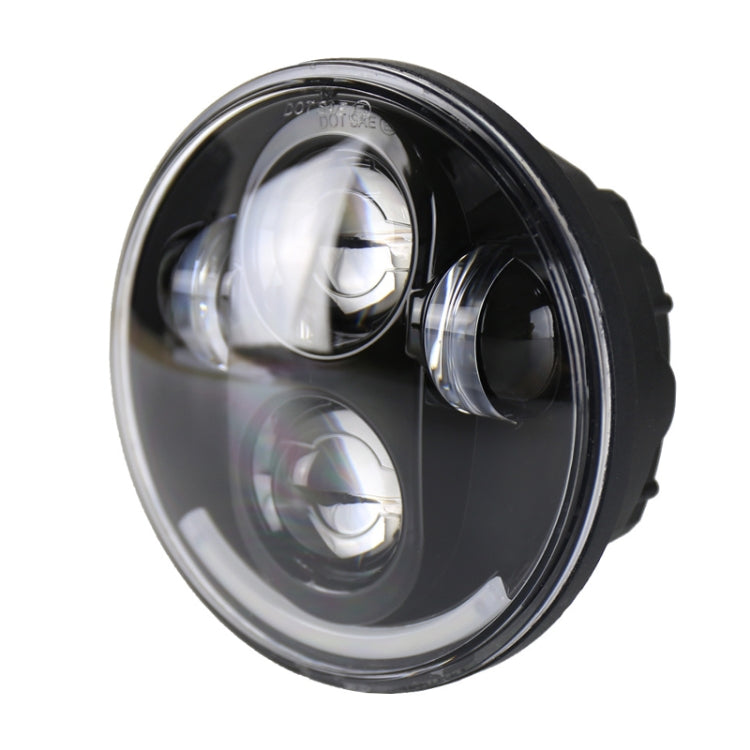 5.75 inch DC12V 6000K-6500K 40W Car LED Headlight for Harley(Black) - Work Lights by PMC TechLife | Online Shopping South Africa | PMC TechLife | Buy Now Pay Later Mobicred