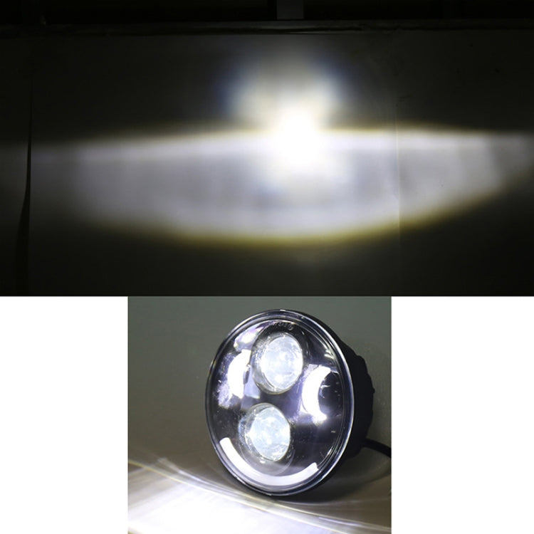 5.75 inch DC12V 6000K-6500K 40W Car LED Headlight for Harley (Silver) - LED Headlamps by PMC Jewellery | Online Shopping South Africa | PMC Jewellery | Buy Now Pay Later Mobicred