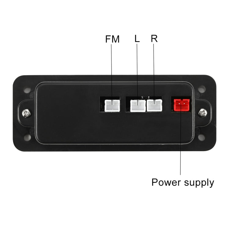 Car 5V 2x3W Audio MP3 Player Decoder Board FM Radio TF USB 3.5mm AUX, with Bluetooth and Recording Call Function - Car MP3 & MP4 & MP5 by PMC Jewellery | Online Shopping South Africa | PMC Jewellery | Buy Now Pay Later Mobicred