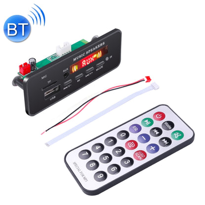 Car 12V 2x3W Audio MP3 Player Decoder Board FM Radio TF USB 3.5mm AUX, with Bluetooth & Recording Call Function & Remote Control - Car MP3 & MP4 & MP5 by PMC Jewellery | Online Shopping South Africa | PMC Jewellery | Buy Now Pay Later Mobicred