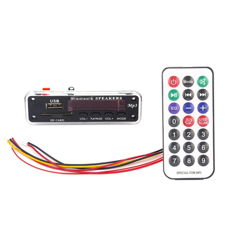 Car Color Screen 12V Audio MP3 Player Decoder Board FM Radio SD Card USB, with Bluetooth Function & Remote Control - Car MP3 & MP4 & MP5 by PMC TechLife | Online Shopping South Africa | PMC TechLife | Buy Now Pay Later Mobicred