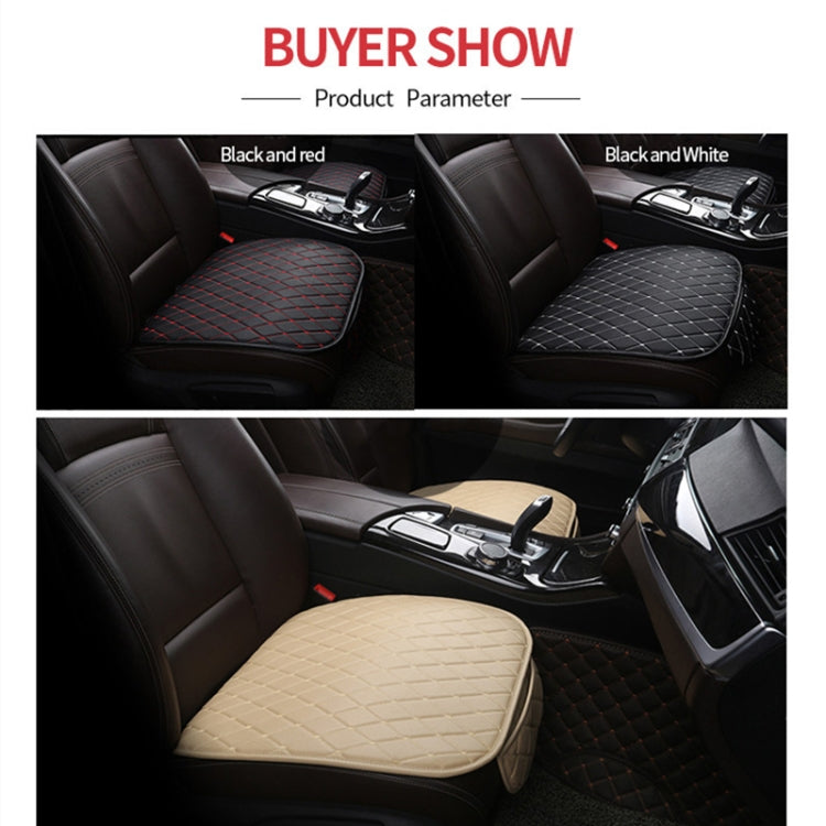 Car Seat Cushion Universal Simple Seat Cover Anti-slip Mat Auto Accessories (Beige) - Seat Accessories by PMC Jewellery | Online Shopping South Africa | PMC Jewellery | Buy Now Pay Later Mobicred