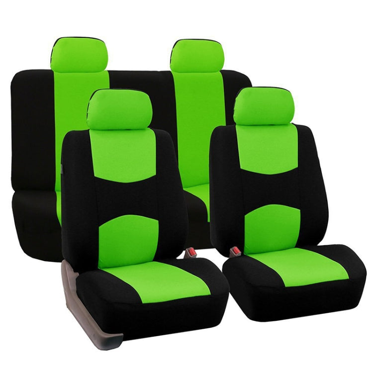 9 in 1 Universal Four Seasons Anti-Slippery Cushion Mat Set for 5 Seat Car, Style:Ordinary (Green) - Seat Accessories by PMC Jewellery | Online Shopping South Africa | PMC Jewellery | Buy Now Pay Later Mobicred