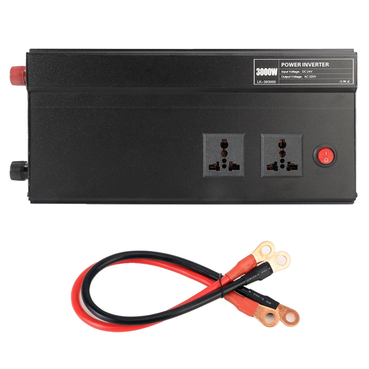 3000W DC 24V to AC 220V Car Multi-functional Sine Wave Power Inverter, Random Color Delivery - Modified Square Wave by PMC Jewellery | Online Shopping South Africa | PMC Jewellery | Buy Now Pay Later Mobicred