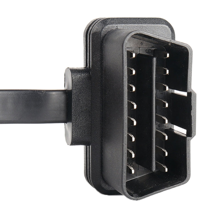 16PIN Car Ultra-thin OBD Diagnostic Extended Cable OBD2 Cable with Switch - Cables & Connectors by PMC TechLife | Online Shopping South Africa | PMC TechLife | Buy Now Pay Later Mobicred