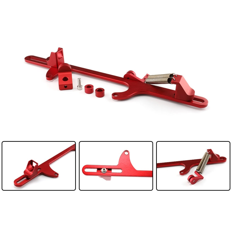 Car Modification Accessories Aluminum Alloy 4500 Series Cable Base Throttle Bracket Throttle Valve Cable(Blue) - Engine Fittings by PMC TechLife | Online Shopping South Africa | PMC TechLife | Buy Now Pay Later Mobicred