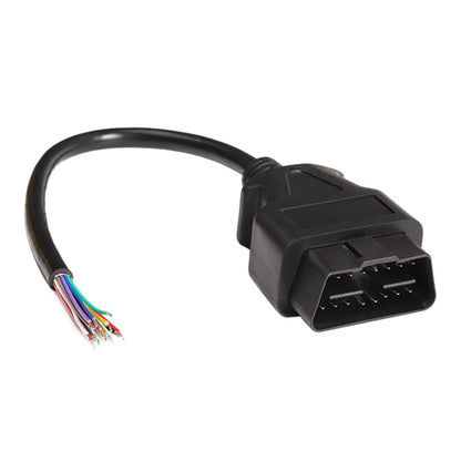 16PIN Male OBD Cable Opening Line OBD 2 Extension Cable for Car Diagnostic Scanner, Cable Length: 30cm - Cables & Connectors by PMC Jewellery | Online Shopping South Africa | PMC Jewellery | Buy Now Pay Later Mobicred