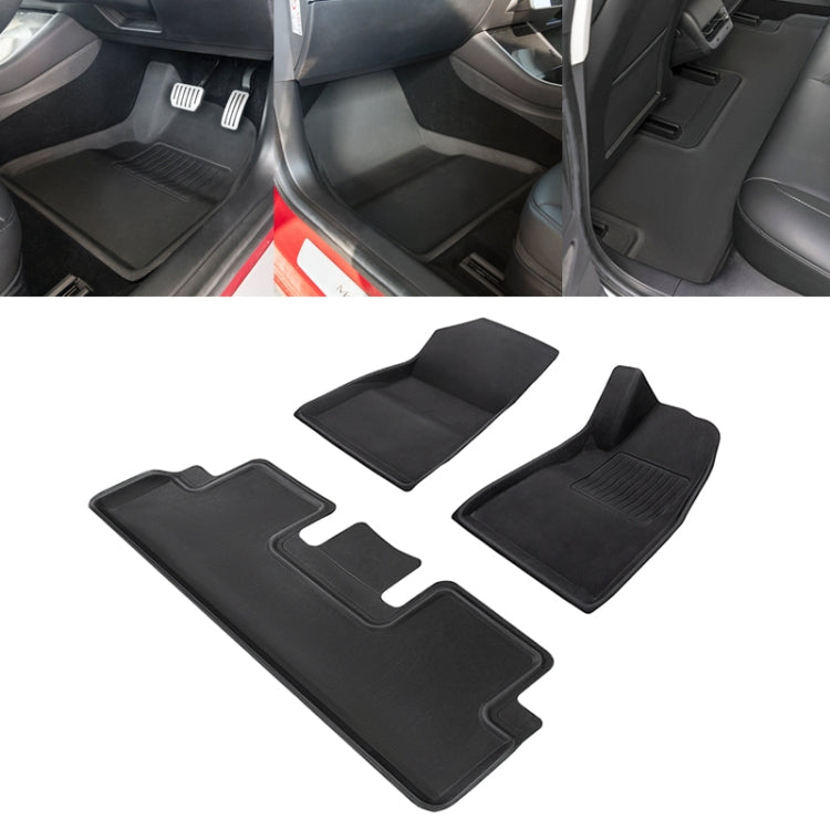 3 in 1 Car 3D Right Driving Foot Mat for Tesla Model 3 - Floor Mats by PMC Jewellery | Online Shopping South Africa | PMC Jewellery | Buy Now Pay Later Mobicred