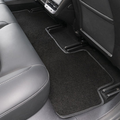 3 in 1 Car Velvet Foot Mat for Tesla Model 3 - Floor Mats by PMC Jewellery | Online Shopping South Africa | PMC Jewellery | Buy Now Pay Later Mobicred